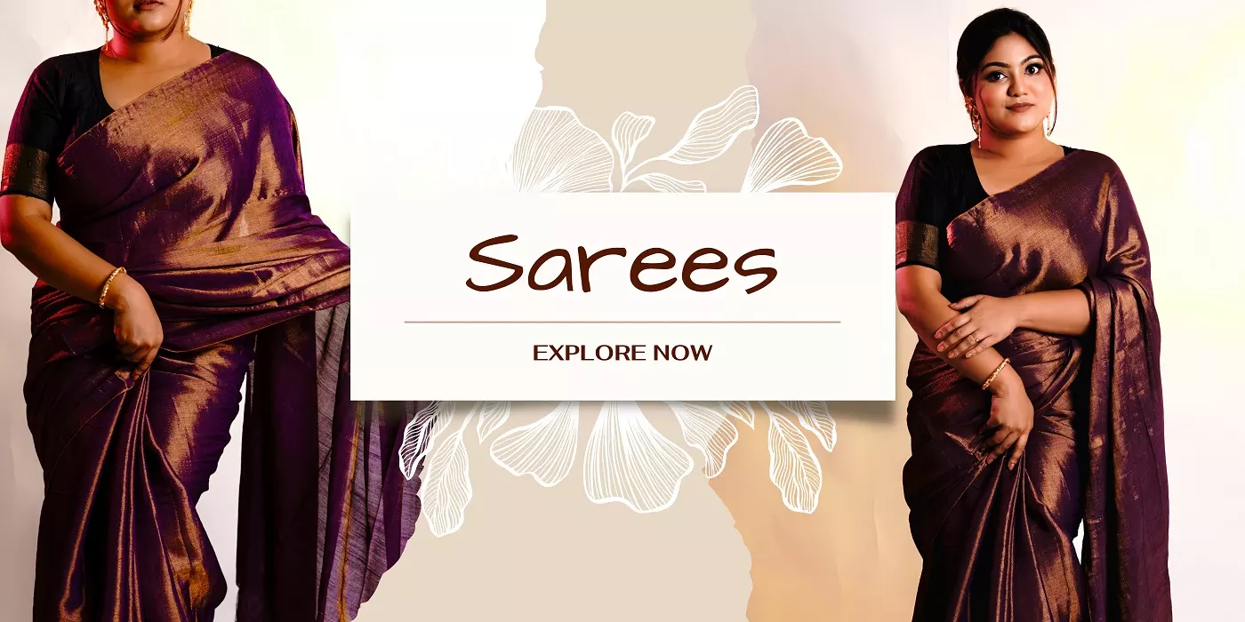 Saamragi saree banner from the Kolkata collection