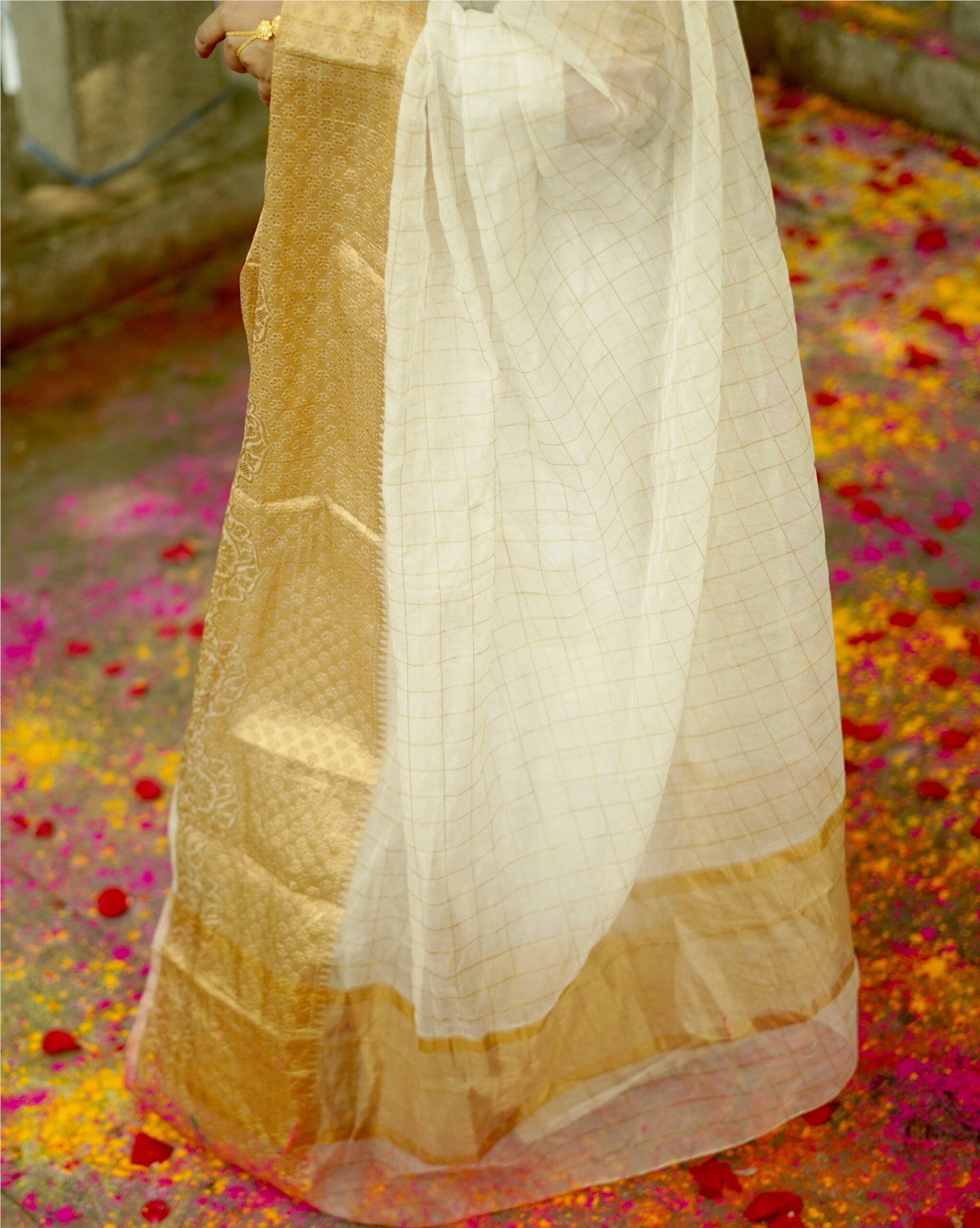 MANJADI Kasavu silk 4