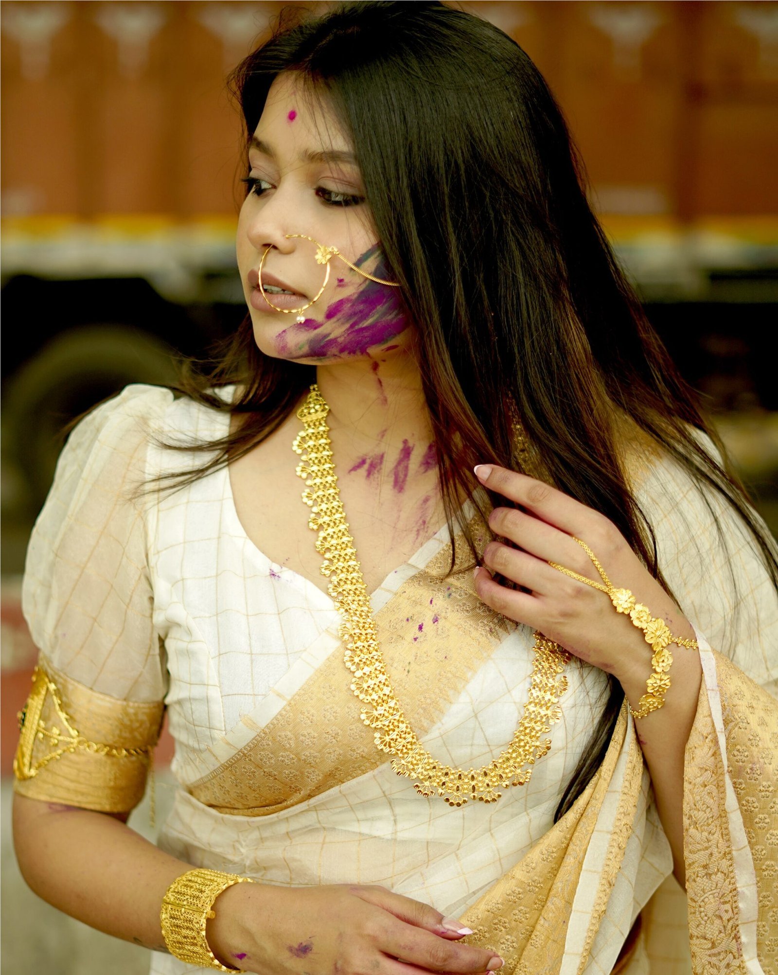 MANJADI Kasavu silk 5