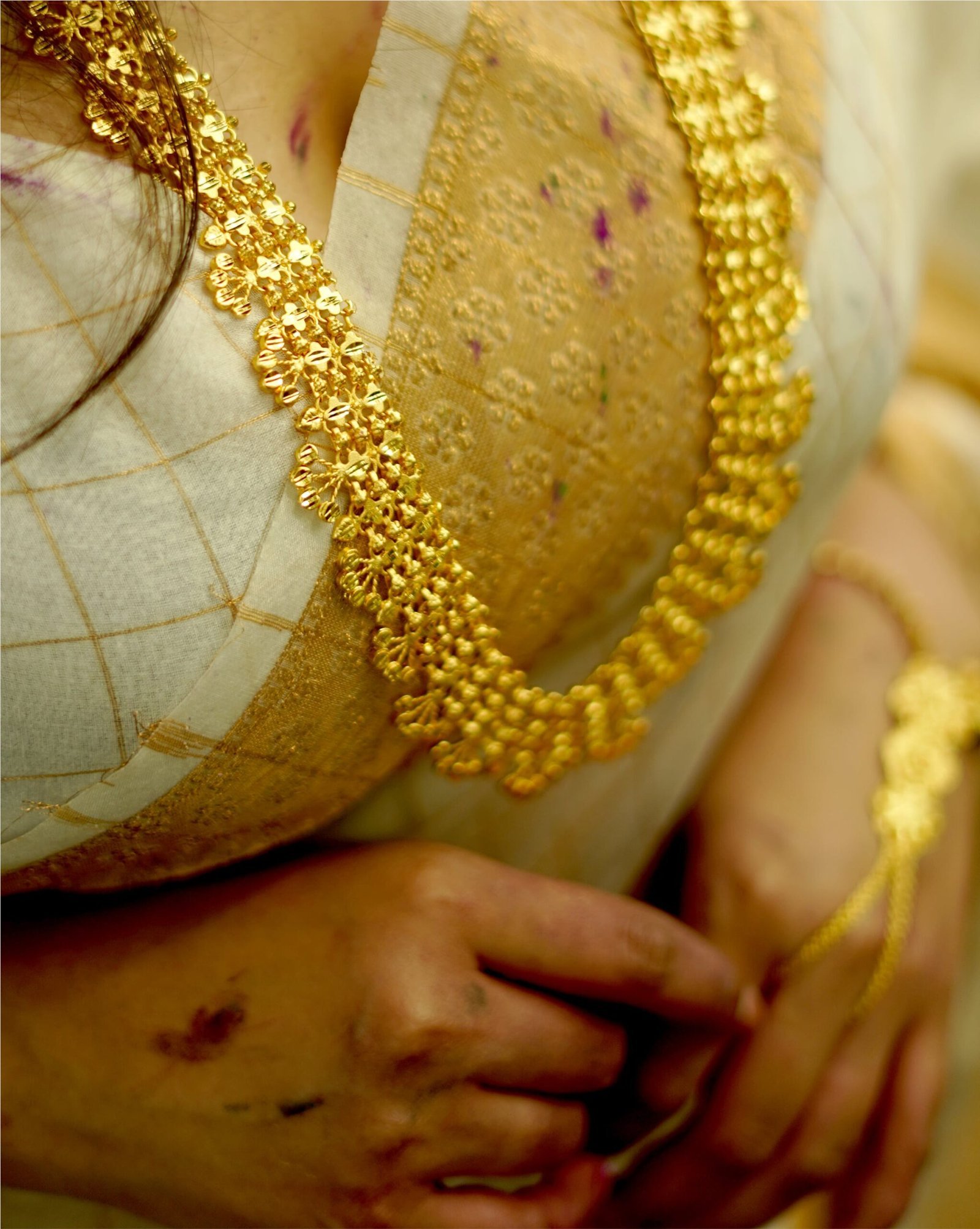 MANJADI Kasavu silk 6