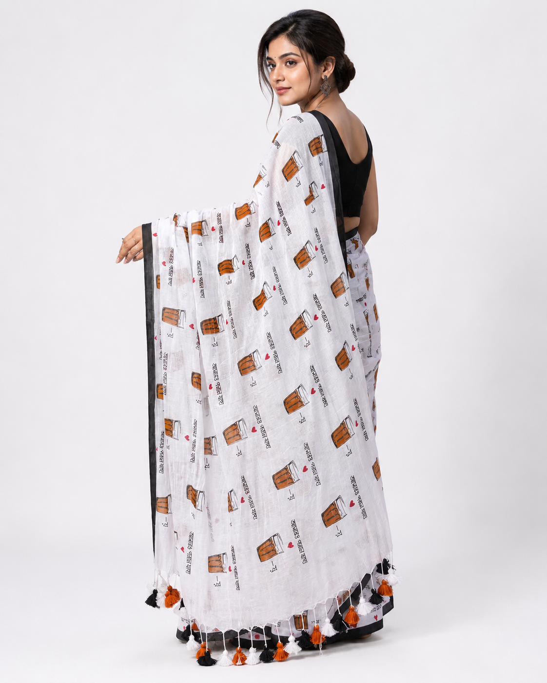 Cutting Chai Mul Cotton Saree