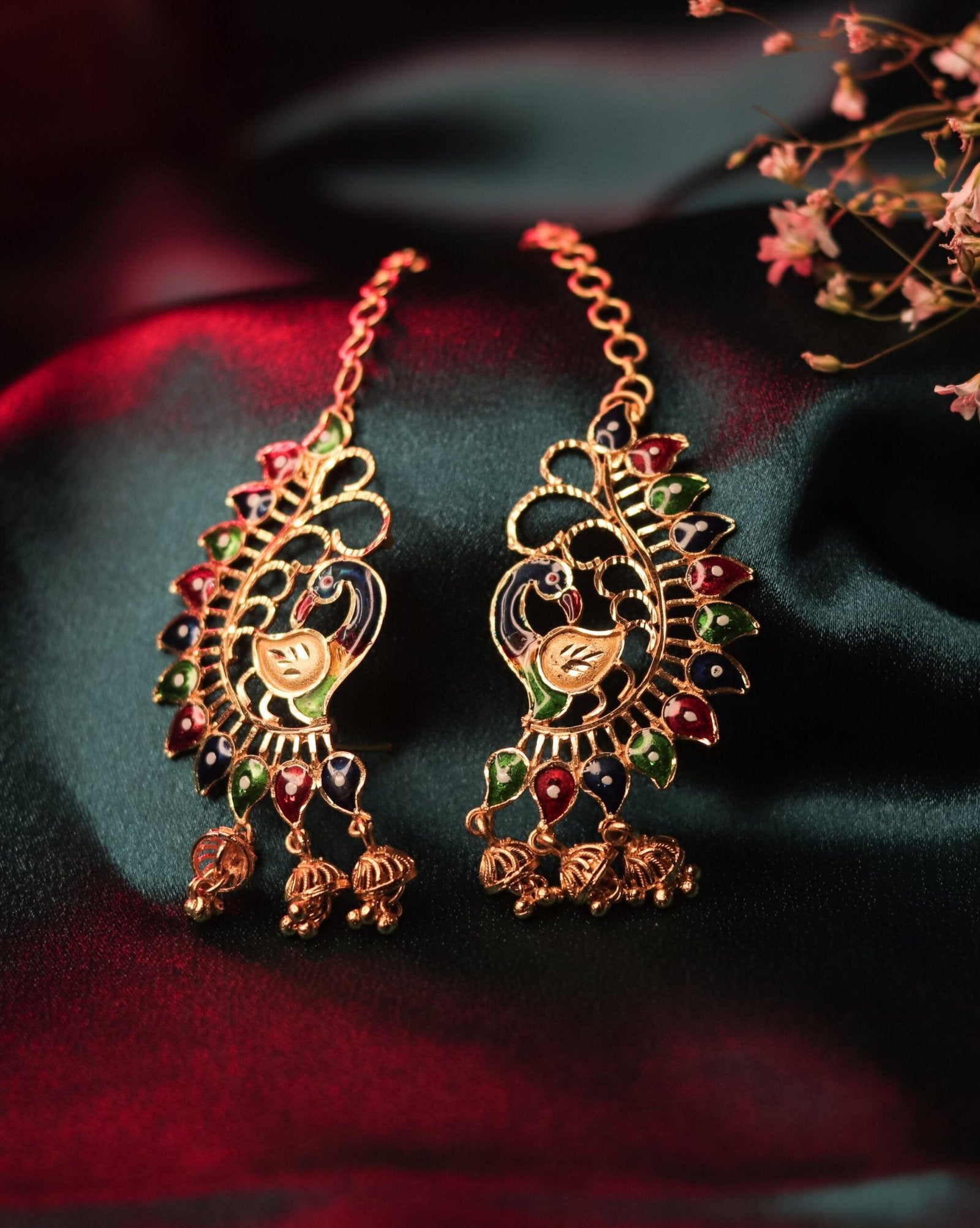 Moyur Peacock Full Kaan Earrings