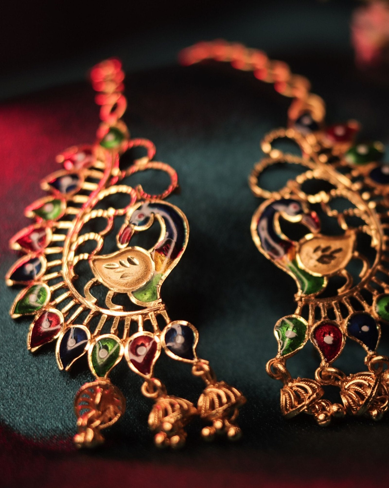 Moyur Peacock Full Kaan Earrings