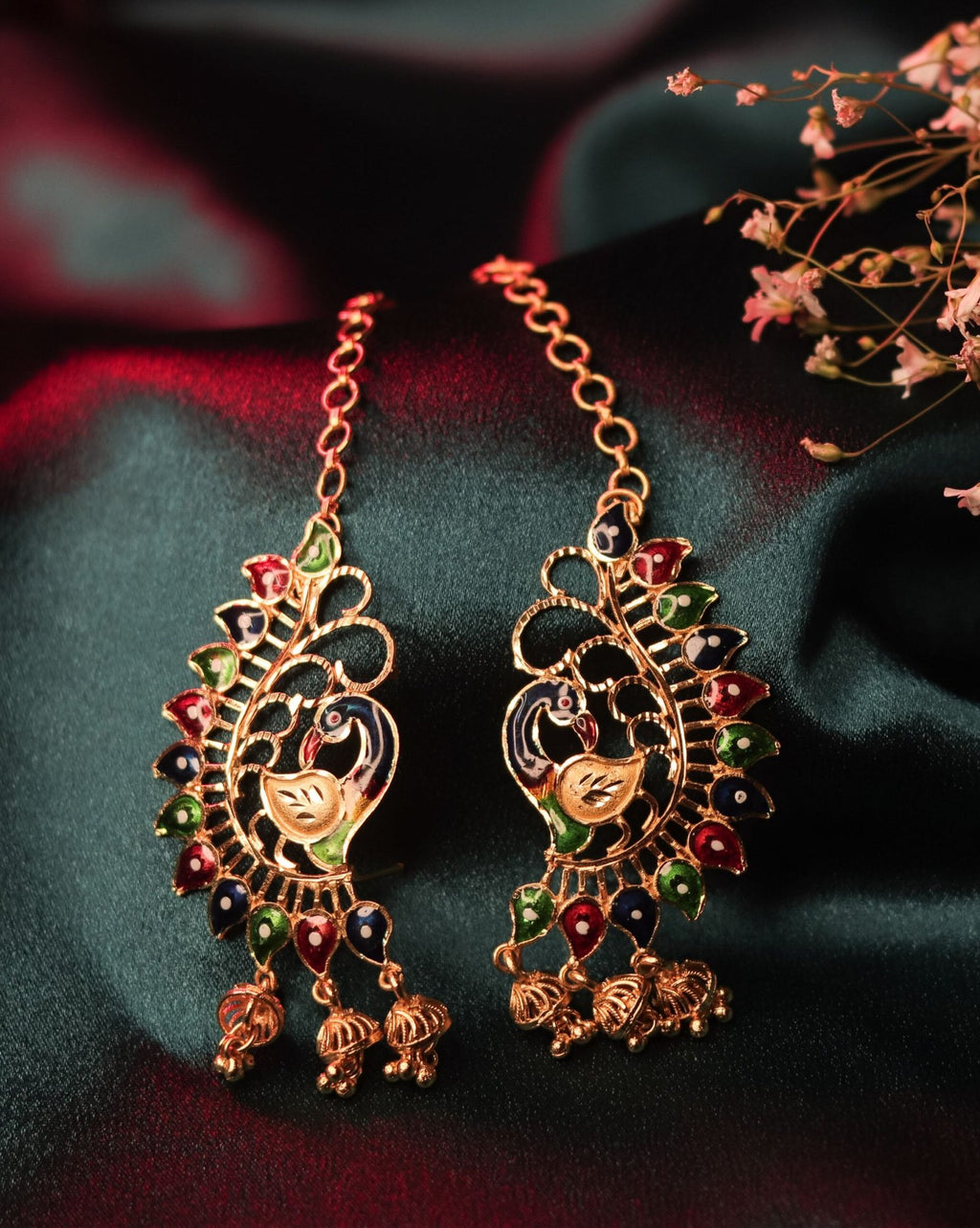 Moyur Peacock Full Kaan Earrings